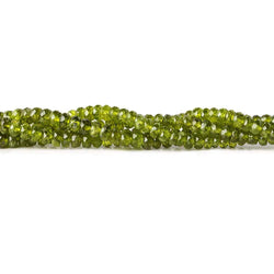 Idocrase Plain Rondelle Beads 16 inch 173 pieces (ONLINE ORDER ONLY)