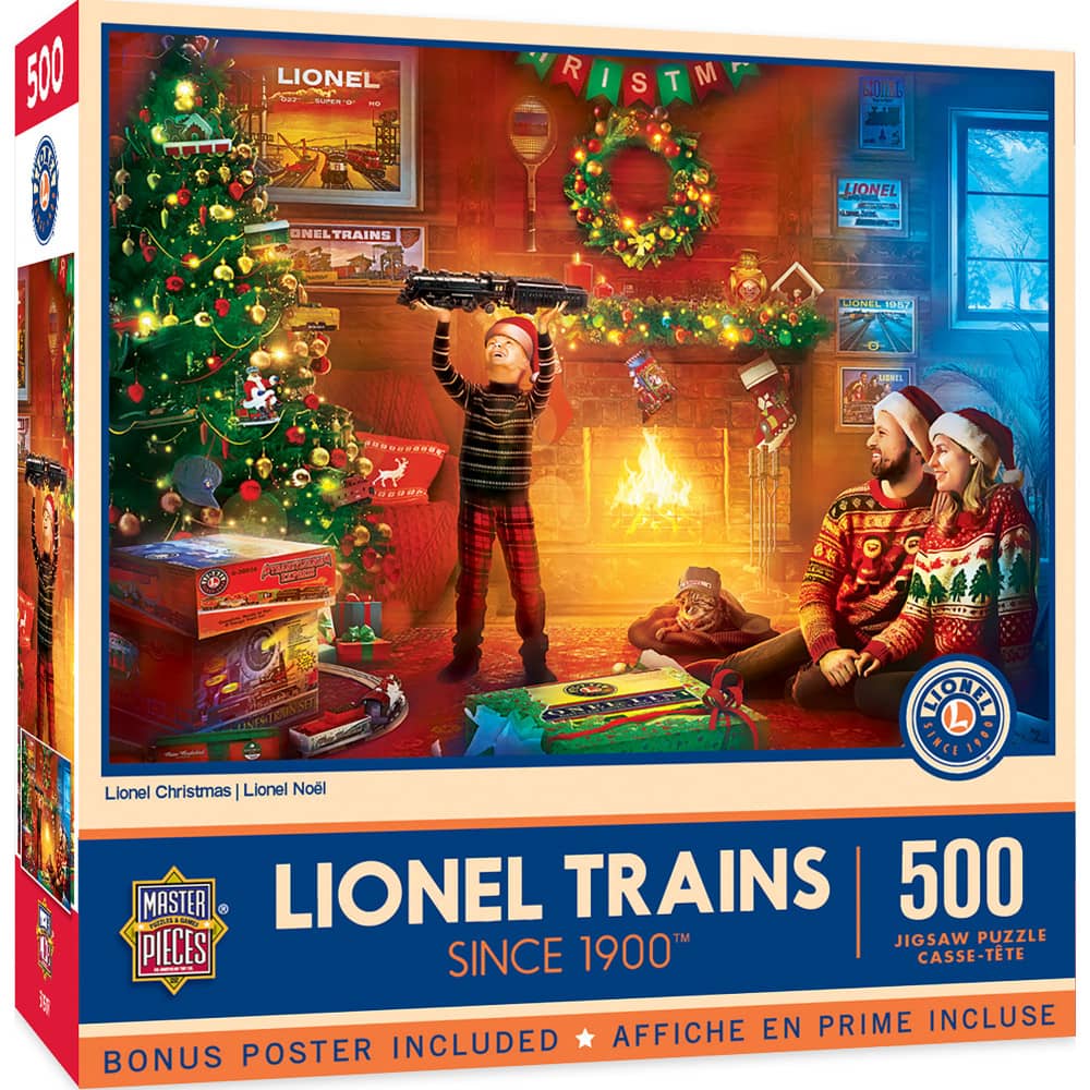 Lionel Trains Christmas 1000 Piece Jigsaw Puzzle