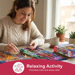 Greetings From New York City - 550 Piece Jigsaw Puzzle