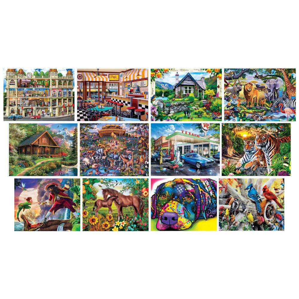 Artist Gallery Jigsaw Puzzle Collection - 12-Pack