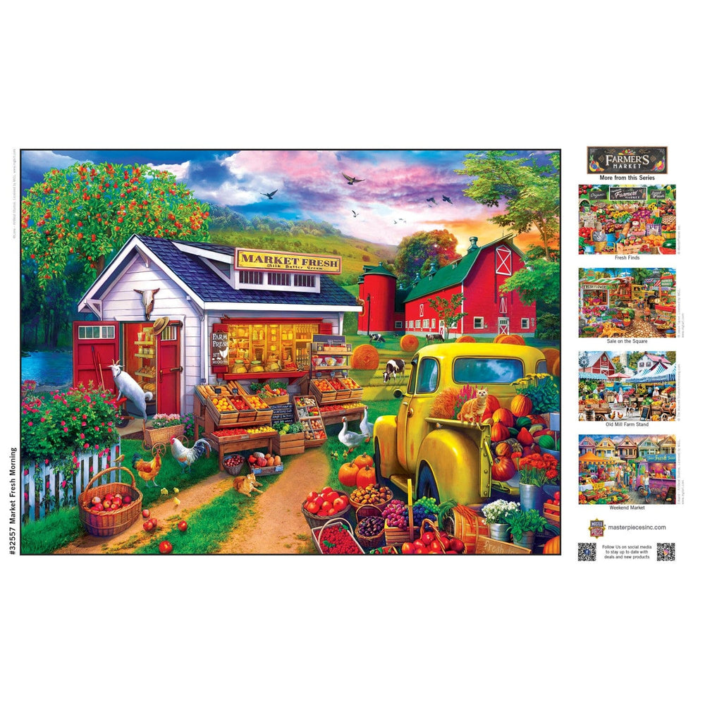 Farmer's Market - Market Fresh Morning 750 Piece Jigsaw Puzzle