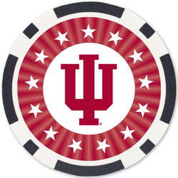Indiana Hoosiers 100 Piece Poker Chips
