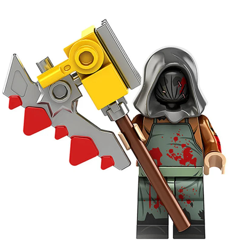 Resident Evil Butcher Zombie Lego Minifigures Custom Horror Toys (ONLINE ORDER ONLY)