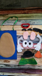 Build Your Own Spud Quiet Activity Bag -  Quiet Book Page - Fun Activity Bag - learning - toddler busy bag - gift for toddler - classroom (ONLINE ORDER ONLY)