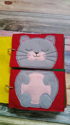 Quiet Book Toddler - mix and match - interactive quiet book - busy book - educational - gift for children - house pets - Animal - learning (ONLINE ORDER ONLY)