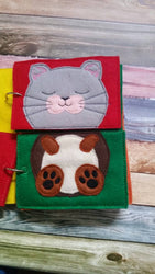 Quiet Book Toddler - mix and match - interactive quiet book - busy book - educational - gift for children - house pets - Animal - learning (ONLINE ORDER ONLY)