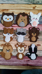 Forest animal - finger puppet - woodland animal - puppet show- quiet toy - party favor - animal - children -educational - pretend play (ONLINE ORDER ONLY)