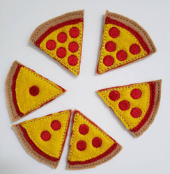 Learn to count - felt pizza counting quiet book page - number match - quiet book page - busy book (ONLINE ORDER ONLY)