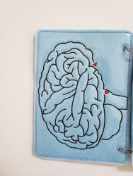 Human Brain puzzle quiet book page - brain maze - learning board - Medical Play Set - human body - busy board education (ONLINE ORDER ONLY)