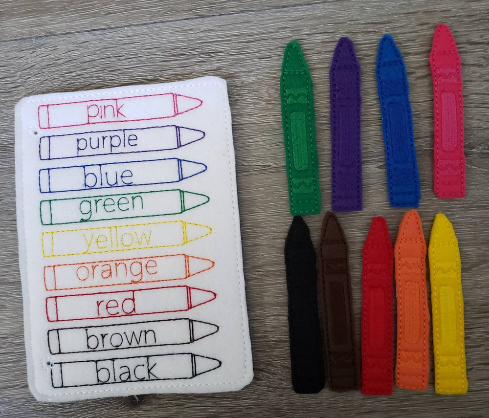 Color Match game - Activity Bag - color match - learning toy - busy  bag - activity bag - quiet toy - educational game - School - classroom (ONLINE ORDER ONLY)