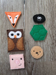 Animal Shapes Quiet Book Page - gift for kids - build your own book - Montessori- sensory book - busy book - activity book (ONLINE ORDER ONLY)