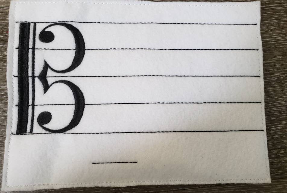 Learn How To Read Music - Quiet game board - music teacher tool- Felt Music Game - Movable Music Notes - alto clef - Music Scale (ONLINE ORDER ONLY)