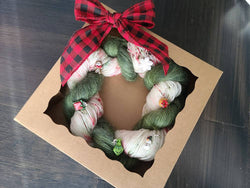 Holiday Yarn Wreath knit gift set (ONLINE ORDER ONLY)