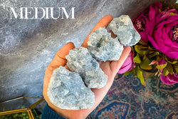 Raw CELESTITE Crystal Clusters, Ethically Sourced Celestite (ONLINE ORDER ONLY)