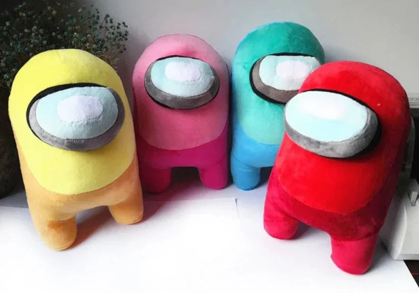 Among Us Cute Plush Stuffed Collectible toys (White) kawaii Video Game Characters (ONLINE ORDER ONLY)