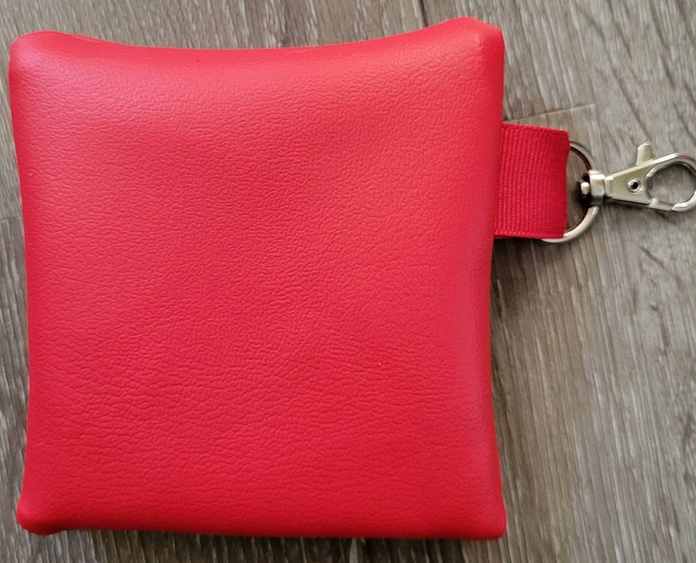 English Bulldog Poop Bag Pouch - gift for dog lover - Zippered poop bag holder-  Gift for Dog Walker - veterinarian - dog groomer (ONLINE ORDER ONLY)