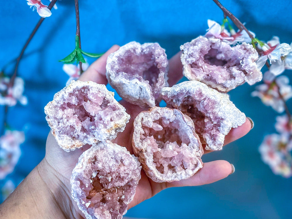 Pink Amethyst crystal Cluster (ONLINE ORDER ONLY)