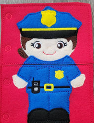 Quiet Book Toddler - Community Helpers -  Occupations- mix and match - interactive flip book - educational - gift for children -   learning (ONLINE ORDER ONLY)