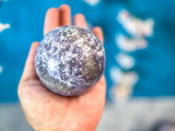 Lepidolite Balls, Lepidolite Sphere, Ethically Sourced Crystals (ONLINE ORDER ONLY)