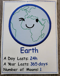 Planet Flash Cards - Outer Space Facts - Teaching Tool - Classroom - Homeschool - Montessori - Educational (ONLINE ORDER ONLY)