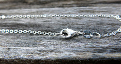 20" - 925 Sterling Silver Filled Necklace Chain - Dainty Fine - 20" - 20 Inch - Lobster Claw Clasp - .925 Stamped - Cable Chain (ONLINE ORDER ONLY)