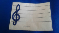 Learn How To Read Music - Quiet game board - music teacher tool- Felt Music Game - Movable Music Notes - treble clef - Music Scale (ONLINE ORDER ONLY)