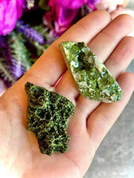 Forest Epidote Specimens from Turkey, Epidote and Quartz, Epidote Clusters