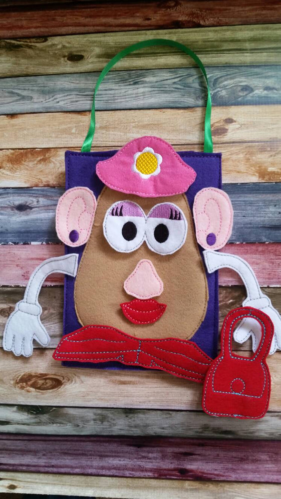 Build Your Own Spud - toddler Quiet Activity Bag - quiet book page - activity bag - busy bag - toddler learning - preschool gift idea (ONLINE ORDER ONLY)