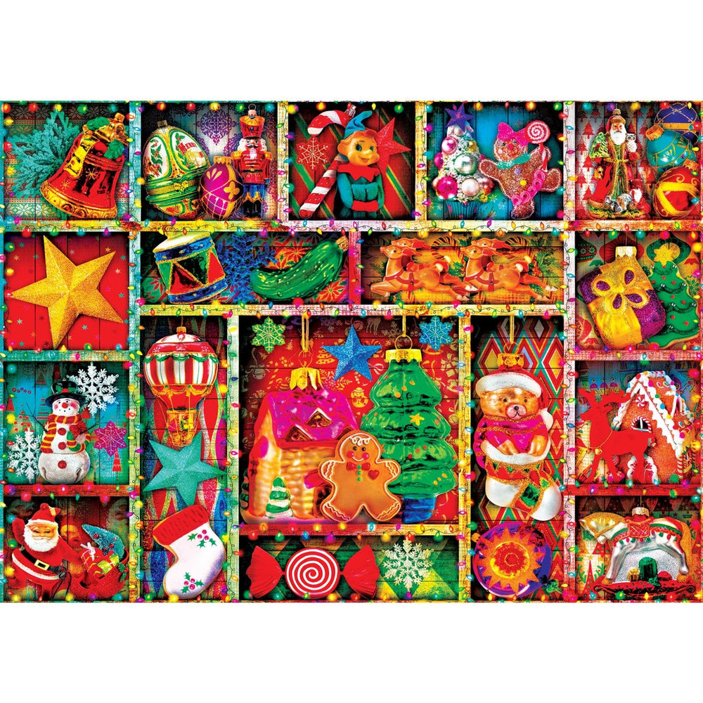 Sparkle & Shine - Christmas Ornaments 500 Piece Glitter Jigsaw Puzzle (ONLINE ORDER ONLY)