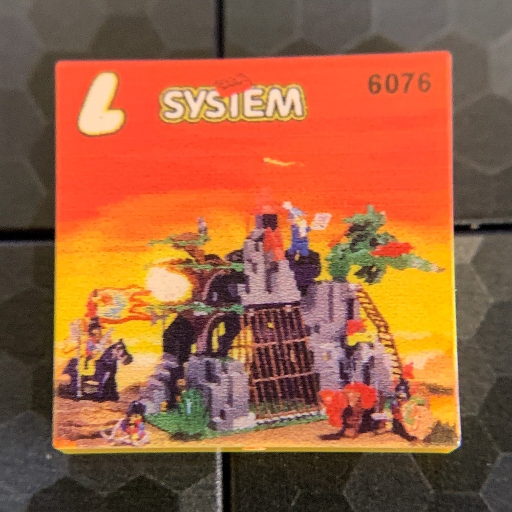 Dark's Dragon Den, Dragon Masters Set 6076 - Custom Printed 2x2 Tile (Online Order Only)