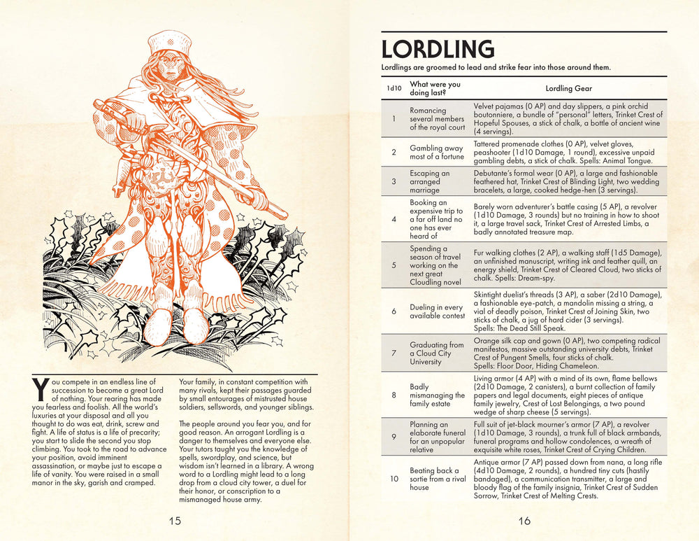 Cloud Empress: Rulebook (With Adventure) - Roleplaying Game (Online Order Only)