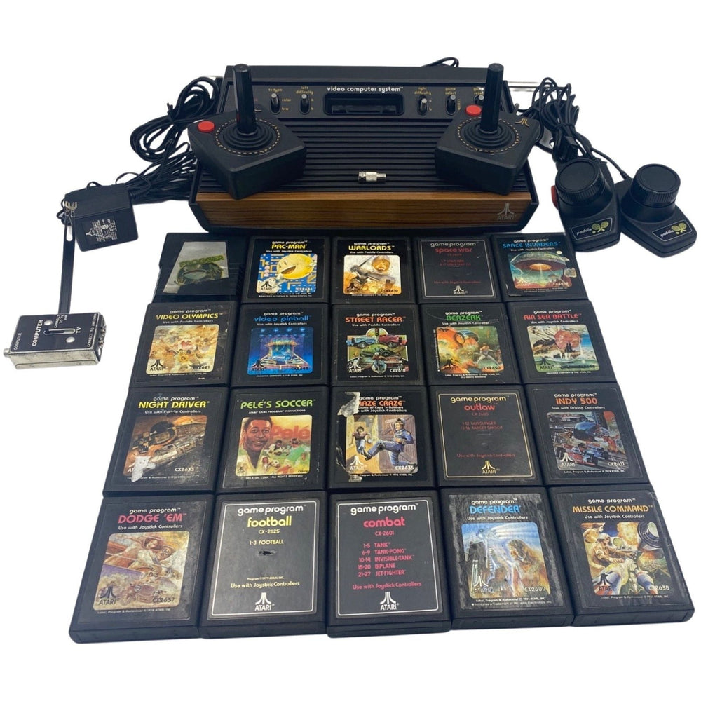 Atari 2600 System [Light Sixer] (20 Game Bundle) (Online Order Only)