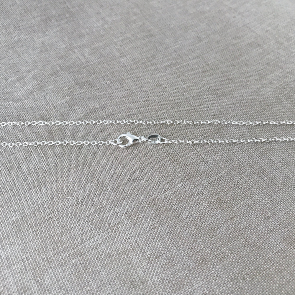 20" - 925 Sterling Silver Filled Necklace Chain - Dainty Fine - 20" - 20 Inch - Lobster Claw Clasp - .925 Stamped - Cable Chain (ONLINE ORDER ONLY)