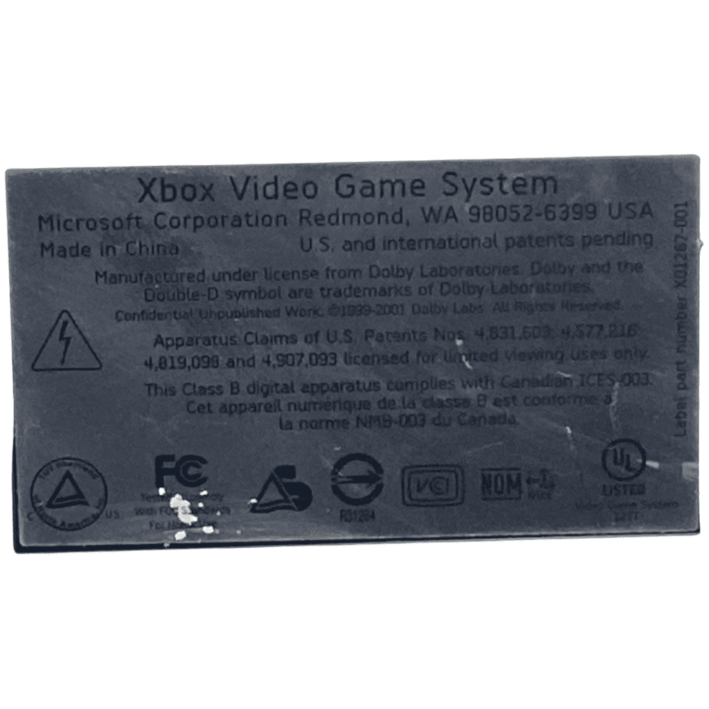 Xbox Video Game System (Original) (Online Order Only)