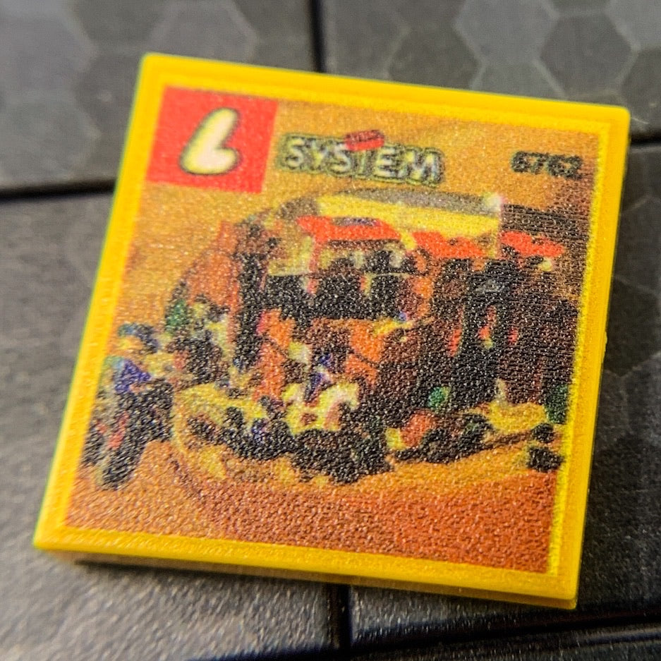 Fort Legoredo Western Set 6762 - B3 Customs Printed 2x2 Tile (Online Order Only)