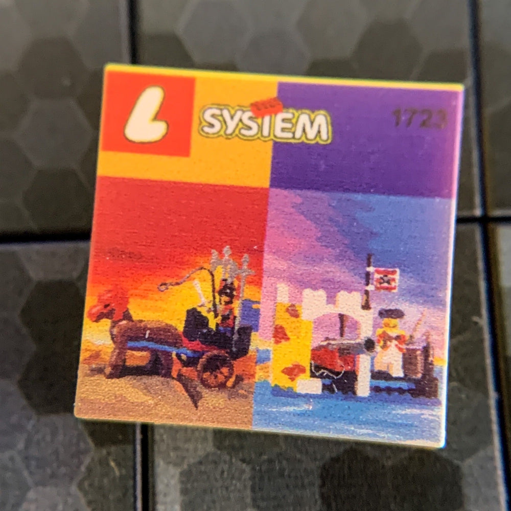 Pirate / Castle Combo Pack Set 1723 - Custom Printed 2x2 Tile (Online Order Only)