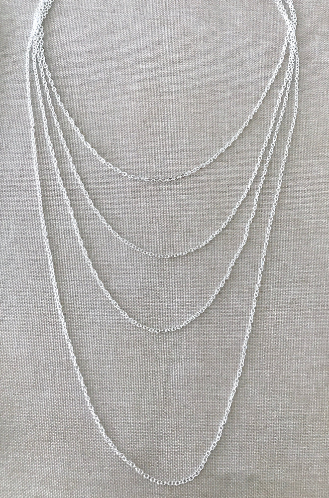 16" - 925 Sterling Silver Filled Necklace Chain - Dainty Fine - 16" - 16 Inch - Lobster Claw Clasp - .925 Stamped - Cable Chain (ONLINE ORDER ONLY)