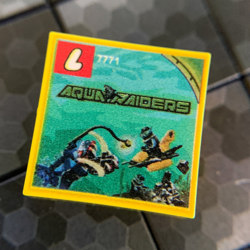 Angler Ambush Aqua Raiders Set 7771 - Custom Printed 2x2 Tile (Online Order Only)