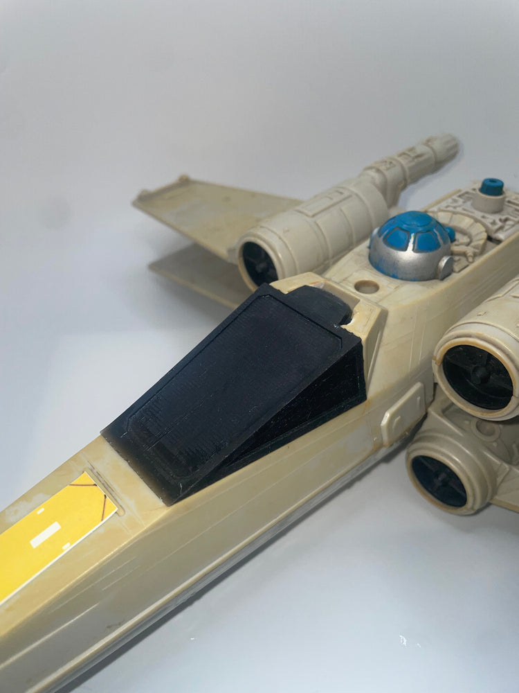 Vintage Star Wars X Wing fighter Canopy Glass Reproduction Part 1978 Kenner Toys (ONLINE ORDER ONLY)