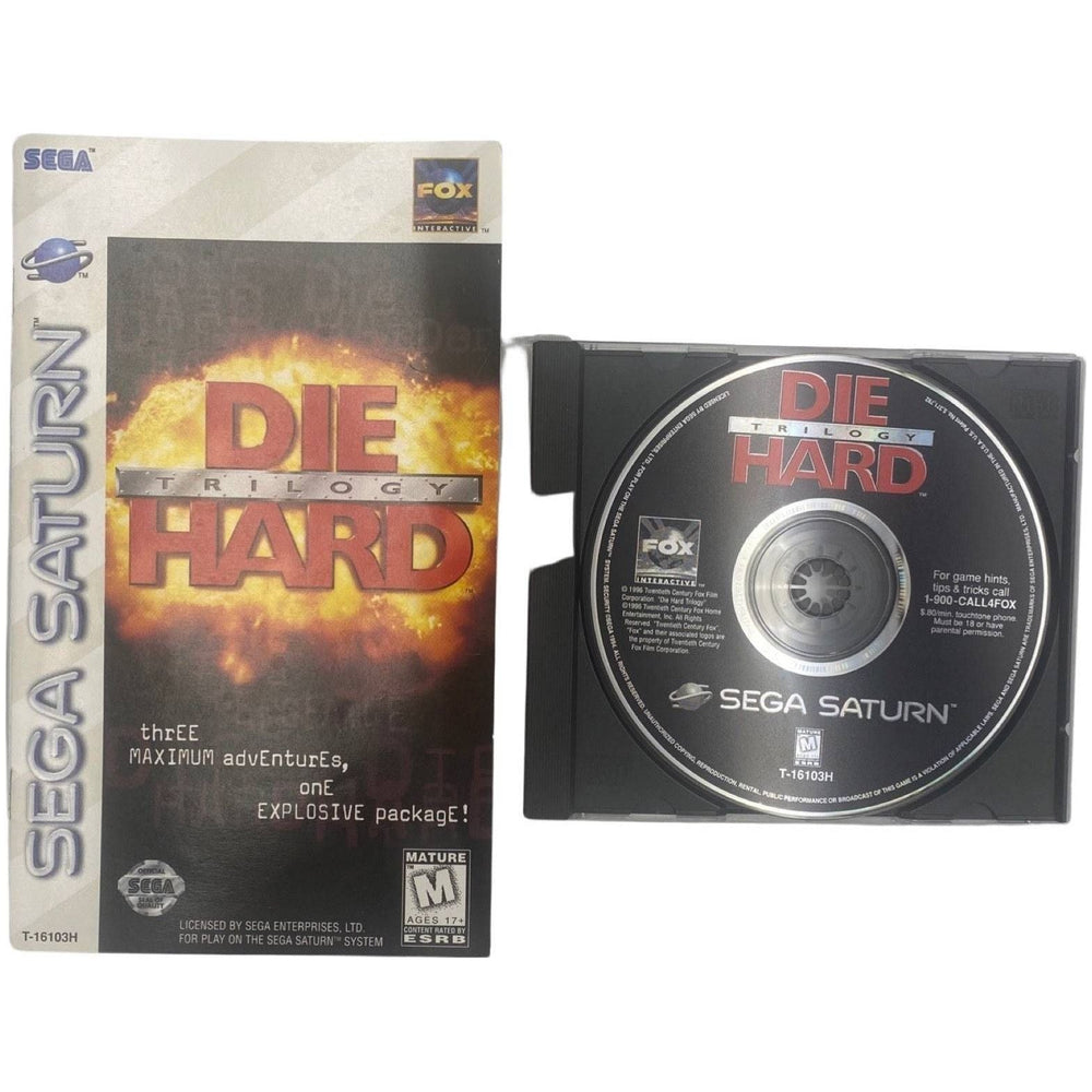 Die Hard Trilogy - Sega Saturn (LOOSE) (Online Order Only)