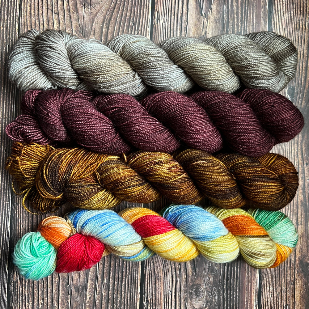 Woolen wild & free 4 skein kit (ONLINE ORDER ONLY)