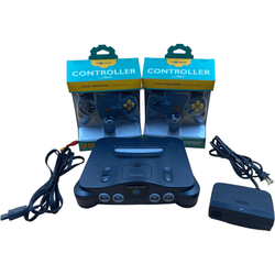 Nintendo 64 with Expansion Memory Pak & 2 Controllers (Online Order Only)