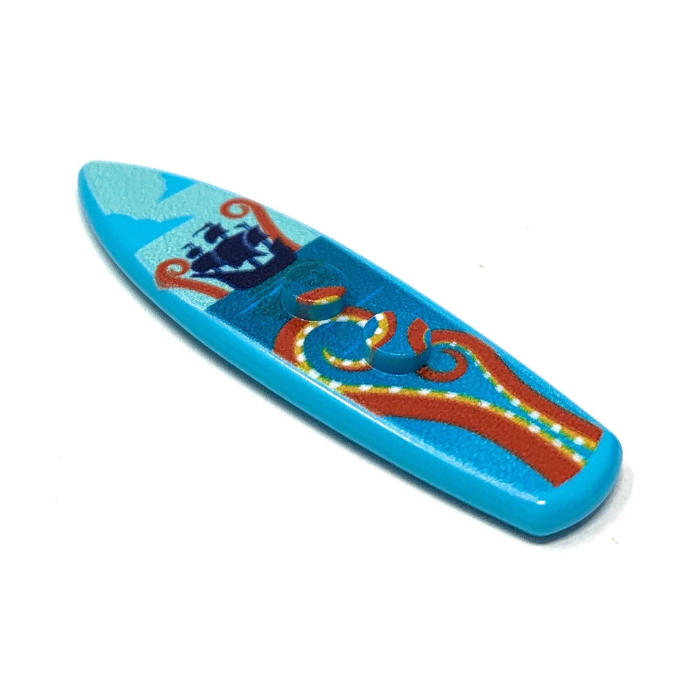 B3 Customs® Printed Kraken Surfboard made from LEGO® bricks (Online Order Only)