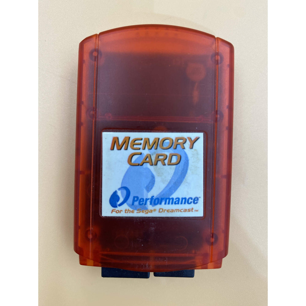 Memory Card Red Performance - Sega Dreamcast (Online Order Only)