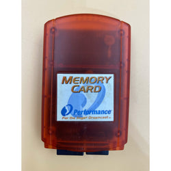 Memory Card Red Performance - Sega Dreamcast (Online Order Only)