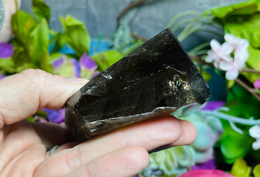Smokey Quartz Shape with Rainbows (ONLINE ORDER ONLY)