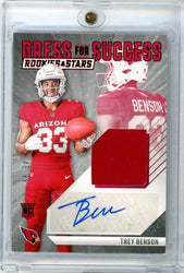 2024 Panini Rookies & Stars Dress for Success Trey Benson #DFS-TBN /99 RPA Autographed Rookie RC Football Card (ONLINE ORDER ONLY)