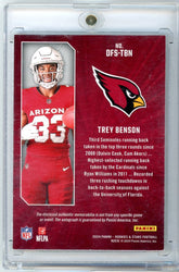2024 Panini Rookies & Stars Dress for Success Trey Benson #DFS-TBN /99 RPA Autographed Rookie RC Football Card (ONLINE ORDER ONLY)