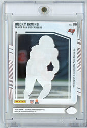 2024 Panini Clearly Donruss Bucky Irving #86 Autograph Rookie RC Football Card (ONLINE ORDER ONLY)
