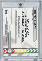 2024 Topps Resurgence Amped Up Green Cooper DeJean #AU-CD 01/15 RPA Auto Rookie RC Football Card (ONLINE ORDER ONLY)